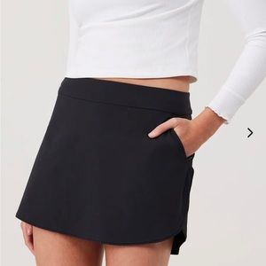 Outdoor Voices black 3" exercise skort size xs. NWT still in packaging.